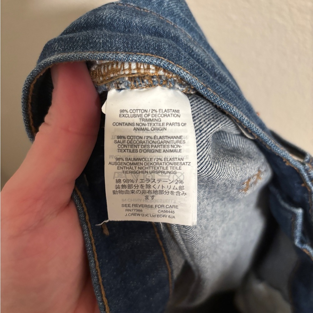 Madewell The High Rise Slim Boyjean size 28 - Picture 5 of 7